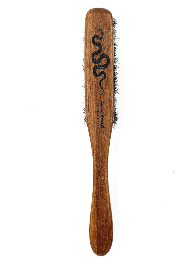 Menesia Small Beard Brush with Handle for Men, Travel Boar bristle Hair Beard Grooming Brush (Snake) - Image 4